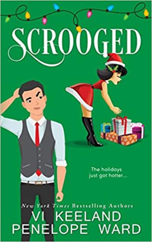 Book cover for "Scrooged" by Vi Keeland