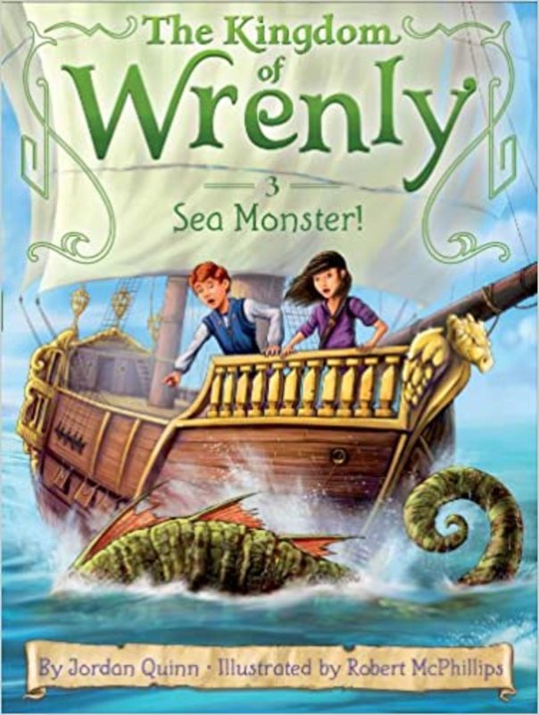 Book cover for "Sea Monster!" by Jordan Quinn