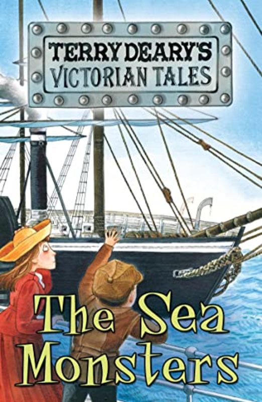 Book cover for "Sea Monsters" by Terry Deary