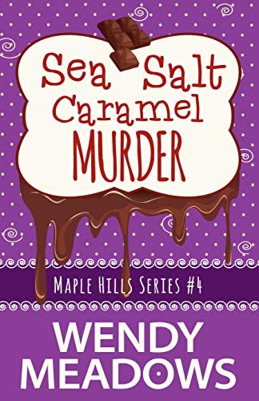 Book cover for "Sea Salt Caramel Murder" by Wendy Meadows