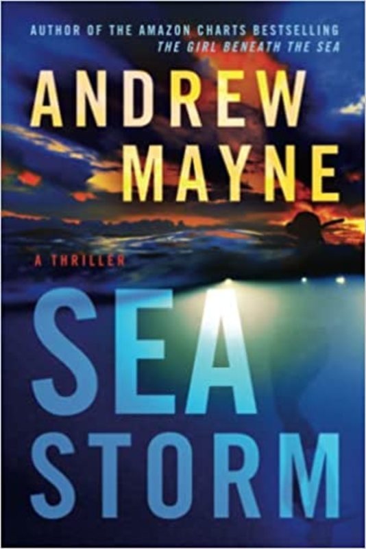 Book cover for "Sea Storm" by Andrew Mayne