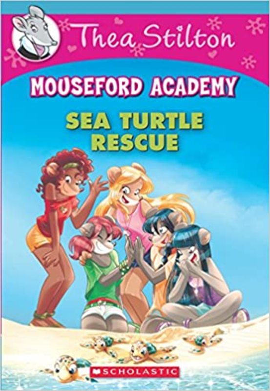 Book cover for "Sea Turtle Rescue" by Thea Stilton