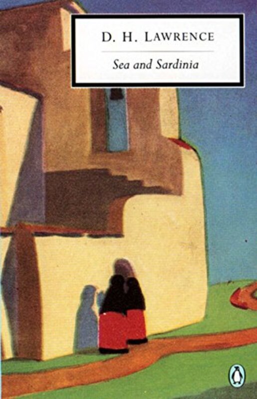Book cover for "Sea and Sardinia" by DH Lawrence
