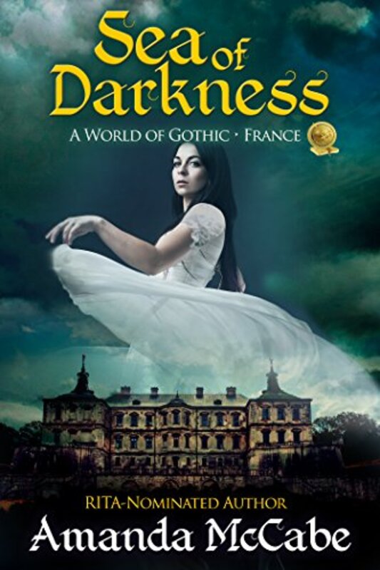 Book cover for "Sea of Darkness" by Amanda McCabe