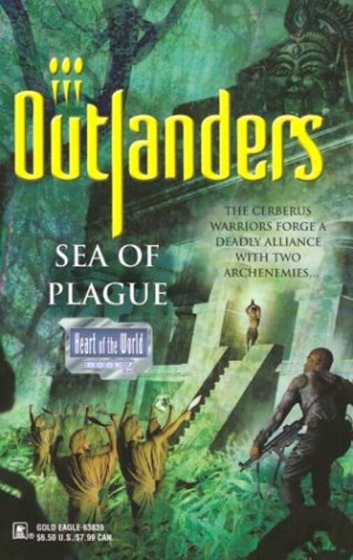 Book cover for "Sea of Plague" by James Axler