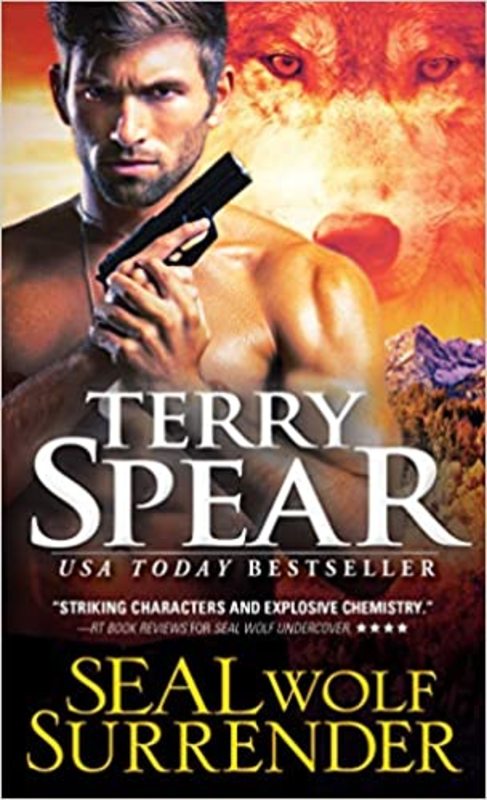 Book cover for "Seal Wolf Surrender" by Terry Spear