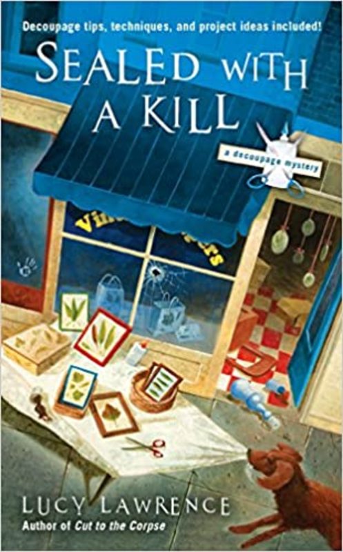 Book cover for "Sealed with a Kill" by Jenn McKinlay