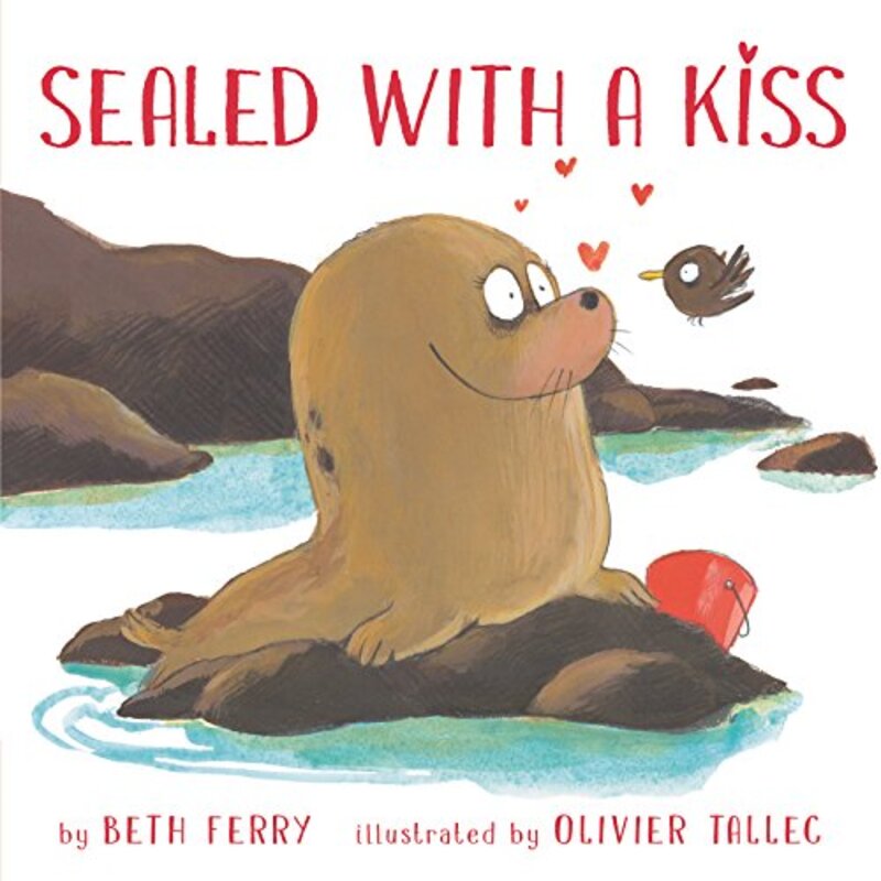 Book cover for "Sealed with a Kiss" by Beth Ferry