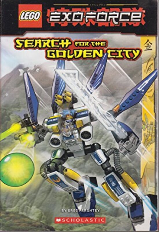 Book cover for "Search for the Golden City" by Greg Farshtey