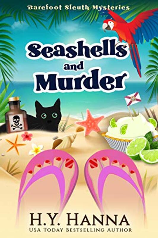 Book cover for "Seashells and Murder" by HY Hanna