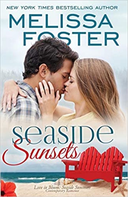 Book cover for "Seaside Sunsets" by Melissa Foster