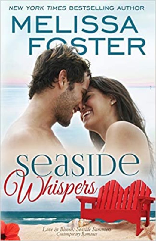 Book cover for "Seaside Whispers" by Melissa Foster