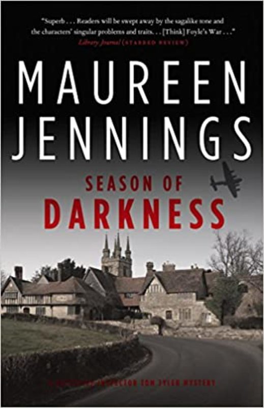 Book cover for "Season of Darkness" by Maureen Jennings