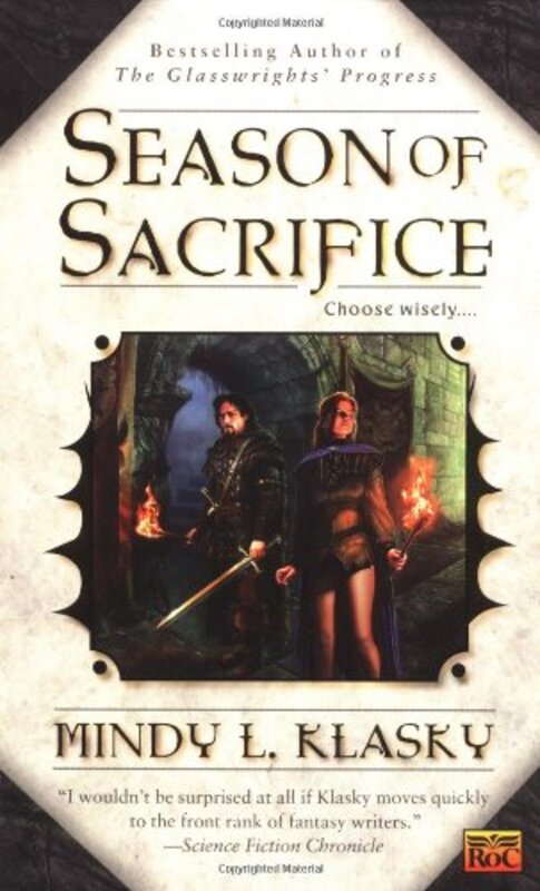 Book cover for "Season of Sacrifice" by Mindy Klasky