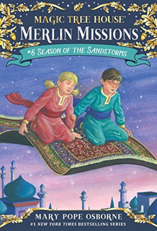 Book cover for "Season of the Sandstorms" by Mary Pope Osborne