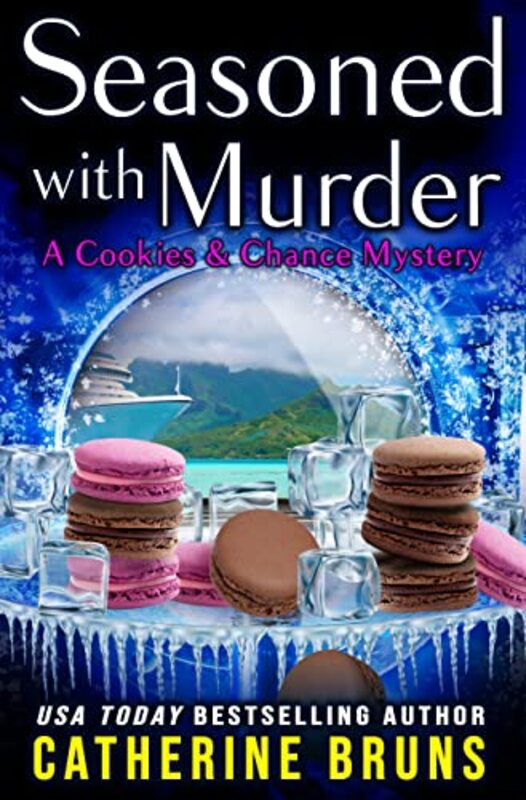 Book cover for "Seasoned with Murder" by Catherine Bruns