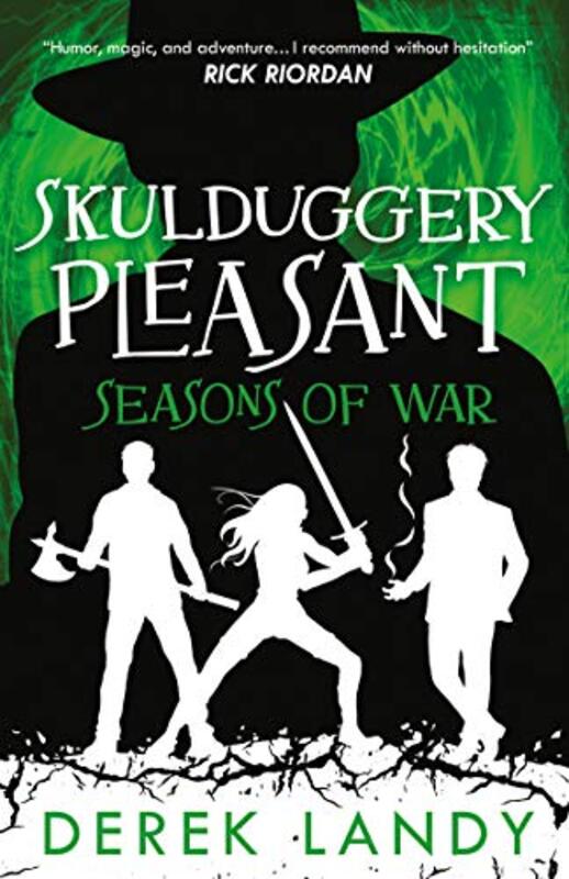 Book cover for "Seasons of War" by Derek Landy