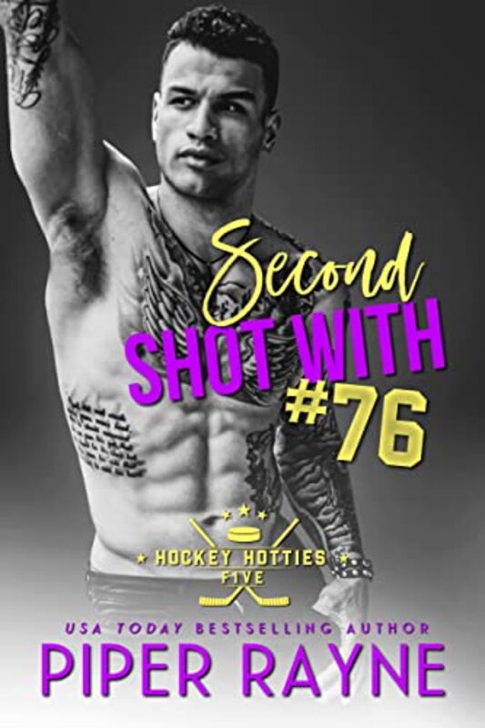 Book cover for "Second Shot with #76" by Piper Rayne