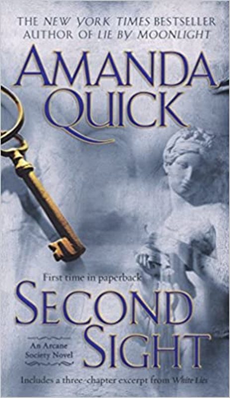 Book cover for "Second Sight" by Amanda Quick