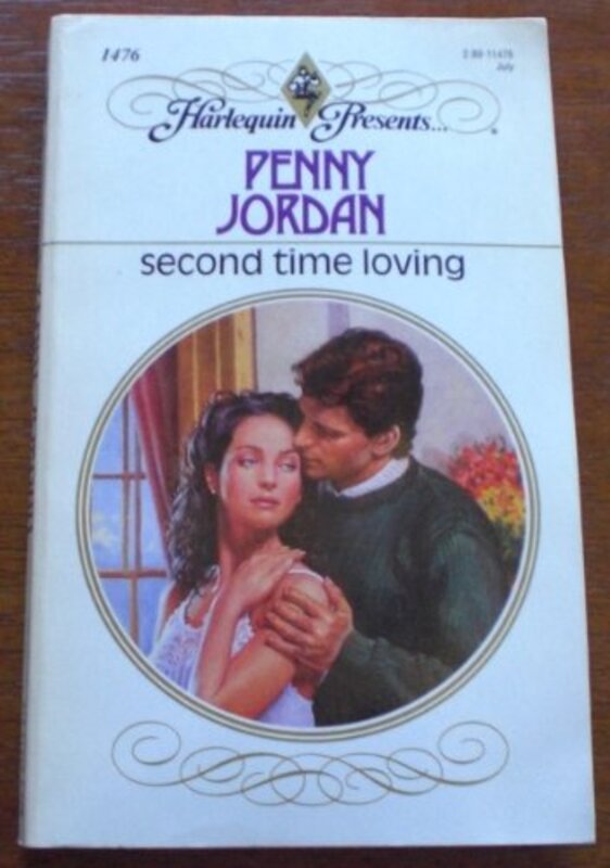Book cover for "Second Time Loving" by Penny Jordan