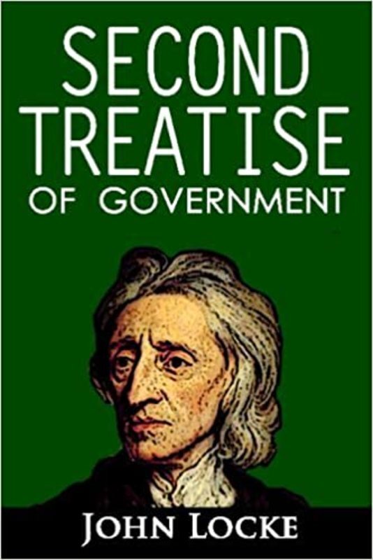 Book cover for "Second Treatise of Government" by John Locke