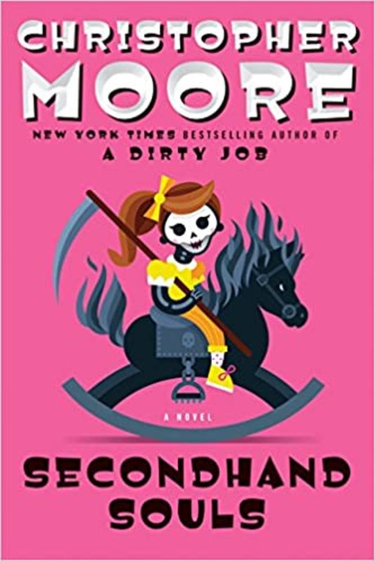 Book cover for "Secondhand Souls" by Christopher Moore