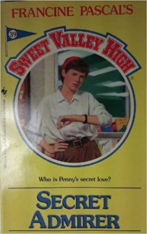 Book cover for "Secret Admirer" by Francine Pascal