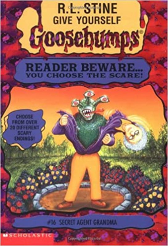 Book cover for "Secret Agent Grandma" by R.L. Stine