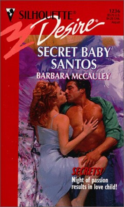 Book cover for "Secret Baby Santos" by Blackhawk Sinclair