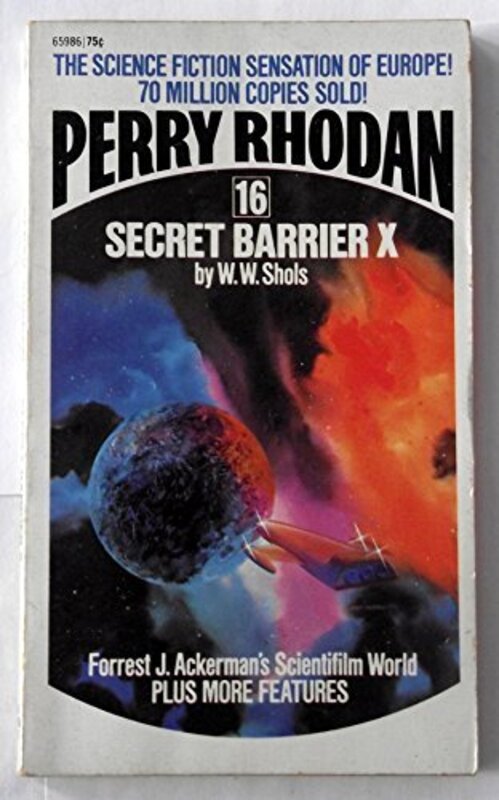 Book cover for "Secret Barrier X" by Kurt Brand