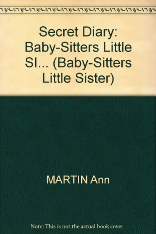 Book cover for "Secret Diary" by Ann M Martin