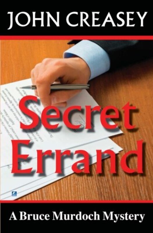 Book cover for "Secret Errand" by John Creasey