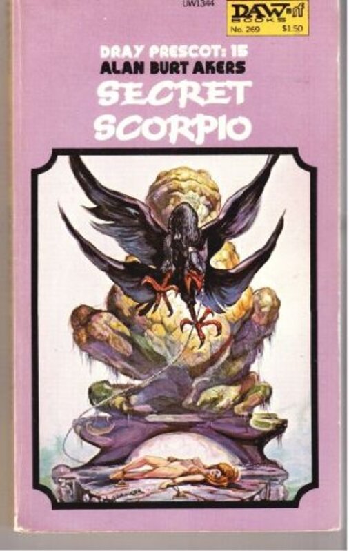 Book cover for "Secret Scorpio" by Kenneth Bulmer