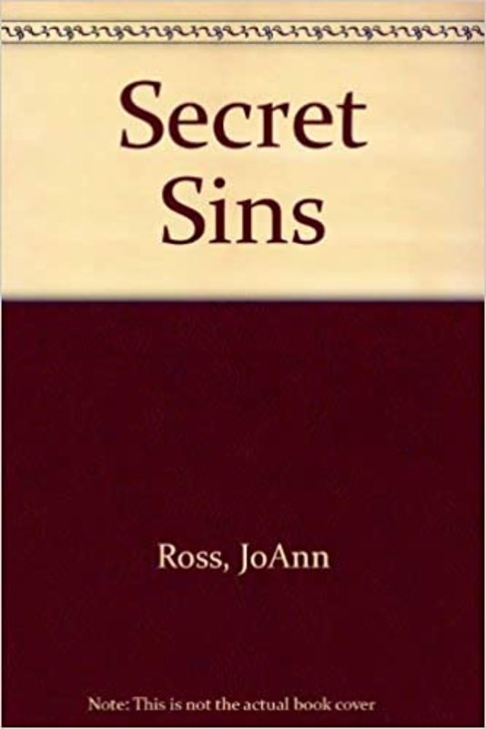 Book cover for "Secret Sins" by JoAnn Ross
