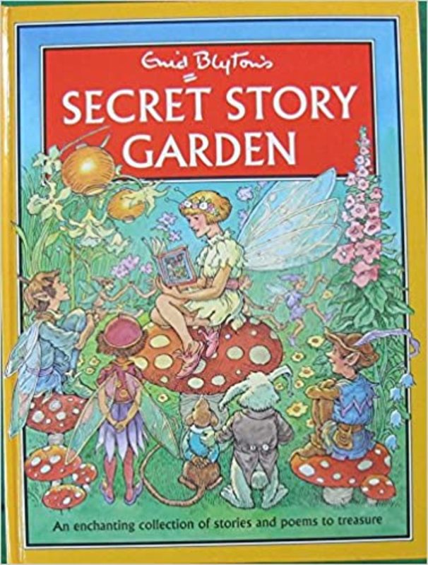 Book cover for "Secret Story Garden" by Enid Blyton
