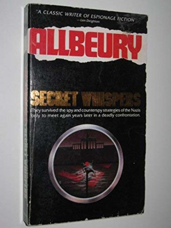 Book cover for "Secret Whispers" by Ted Allbeury
