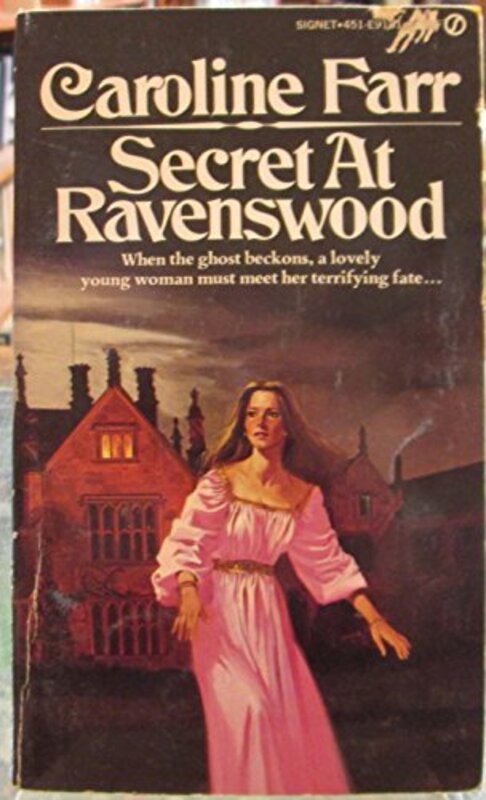 Book cover for "Secret at Ravenswood" by Carter Brown