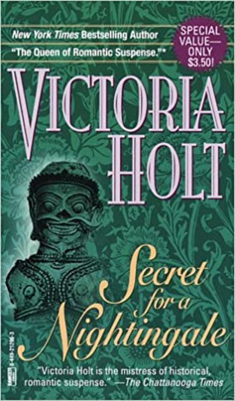 Book cover for "Secret for a Nightingale" by Victoria Holt
