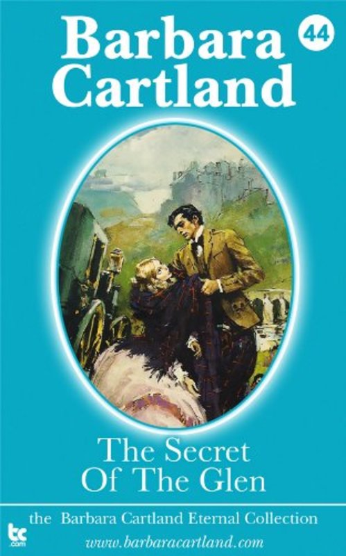 Book cover for "Secret of the Glen" by Barbara Cartland