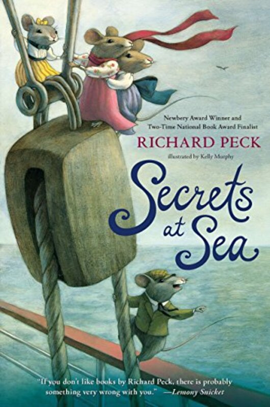 Book cover for "Secrets at Sea" by Richard Peck