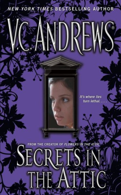 Book cover for "Secrets in the Attic" by V. C. Andrews