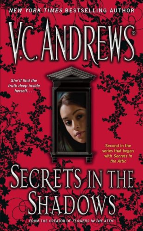 Book cover for "Secrets in the Shadows" by V. C. Andrews