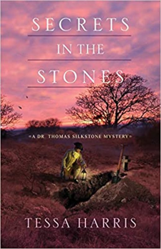 Book cover for "Secrets in the Stones" by Tessa Harris