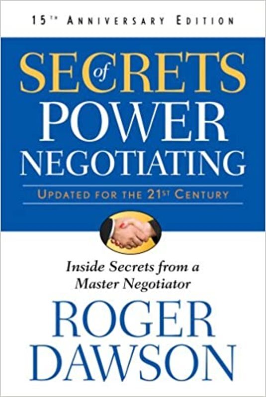 Book cover for "Secrets of Power Negotiating" by Roger Dawson