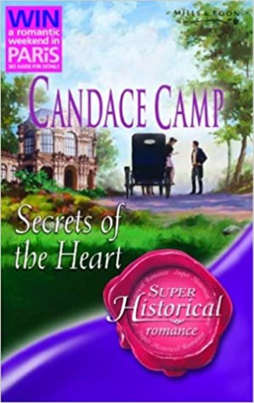 Book cover for "Secrets of the Heart" by Candace Camp
