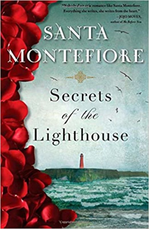 Book cover for "Secrets of the Lighthouse" by Santa Montefiore