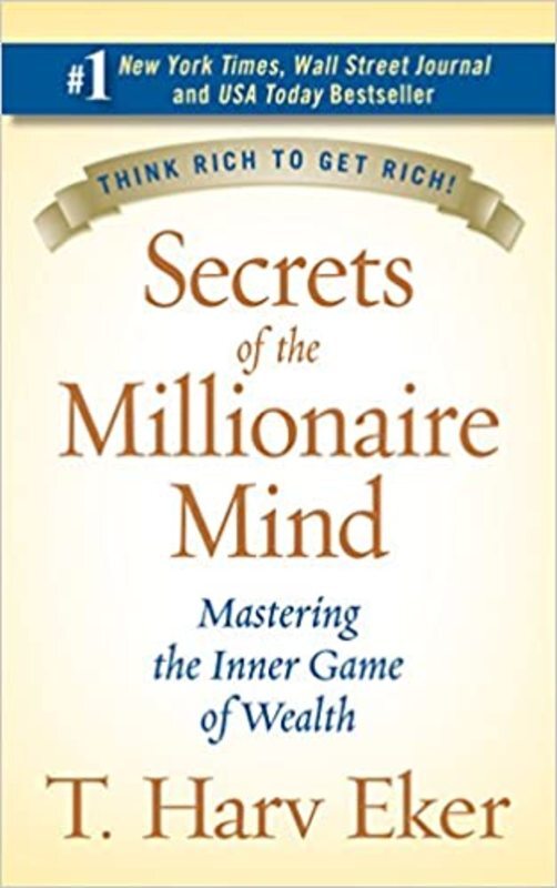 Book cover for "Secrets of the Millionaire Mind" by T. Harv Eker