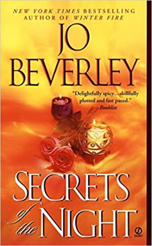 Book cover for "Secrets of the Night" by Jo Beverley