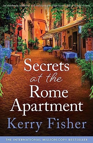 Book cover for "Secrets at the Rome Apartment" by Kerry Fisher