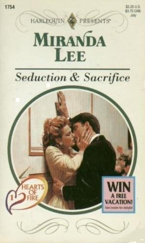 Book cover for "Seduction and Sacrifice" by Miranda Lee